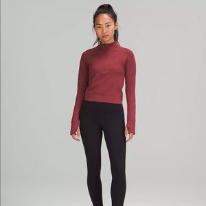Lululemon Rest Less Cropped Half-Zip